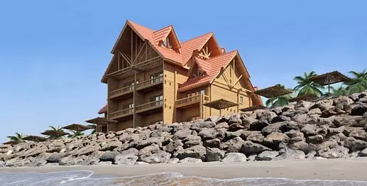 Log cabin cottages