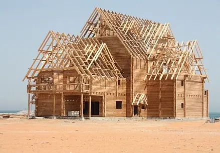 Prefab log houses