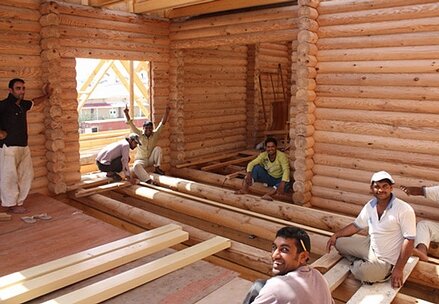 Build wooden house Build wooden house