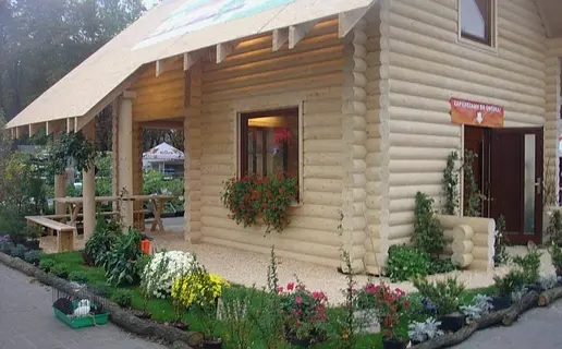 Prefab log cabins