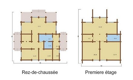 Wooden houses plans
