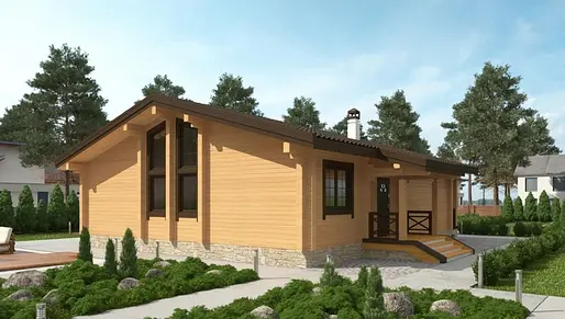 Wooden chalet project Stealth